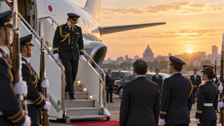 Army Chief returns home ending Japan tour