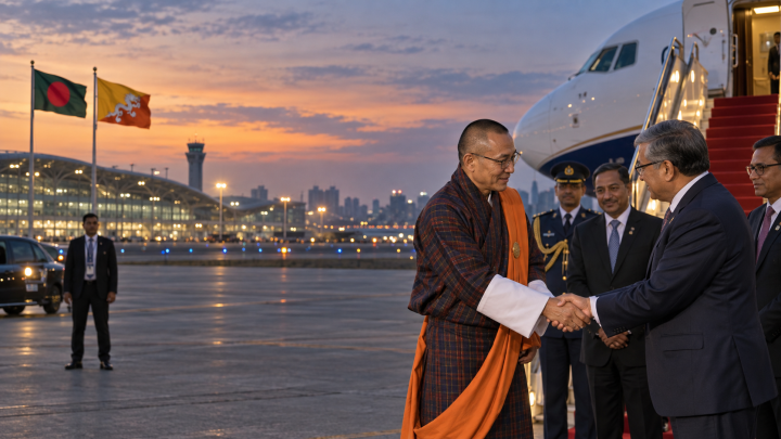 Bhutanese PM Tobgay makes brief transit stop in Dhaka