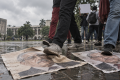 Jinnah, Ghulam Azam photos trampled in DU protest
