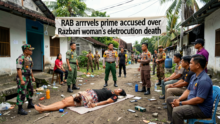 RAB arrests prime accused over Razbari woman’s electrocution death