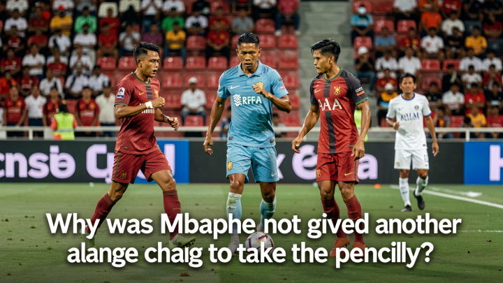 Why was Mbappe not given another chance to take the penalty?