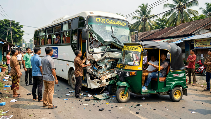 Bus-auto rickshaw crash leaves 2 dead in Ctg’s Chandanaish