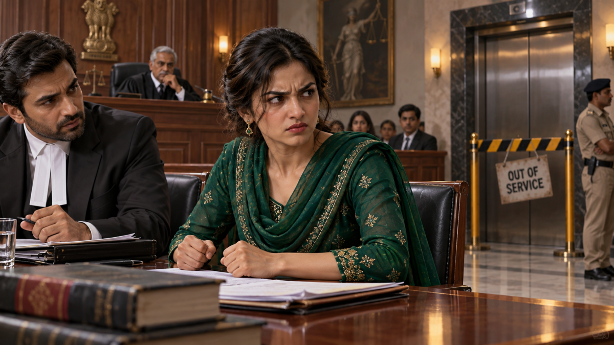 ‘Is the lift closed only for us?’ Palak fumes in court