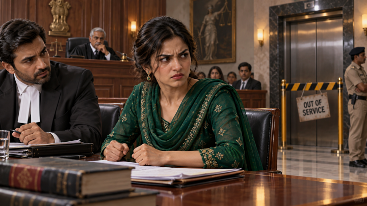 ‘Is the lift closed only for us?’ Palak fumes in court