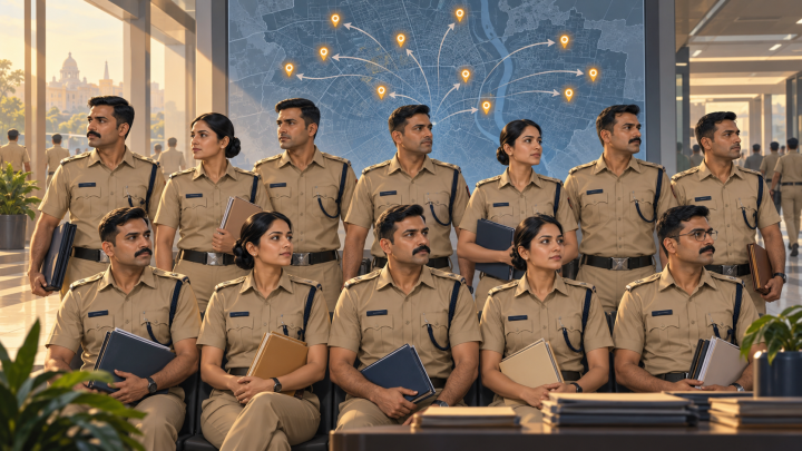 11 DMP police inspectors transferred to different units