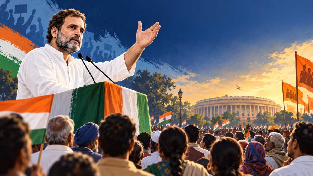 Rahul Gandhi calls for fresh protest against Modi, RSS