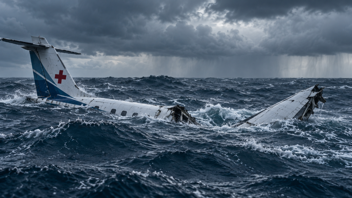 Medical plane crashes in Atlantic, no survivors