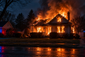 House of man accused of attempting to rape child set on fire