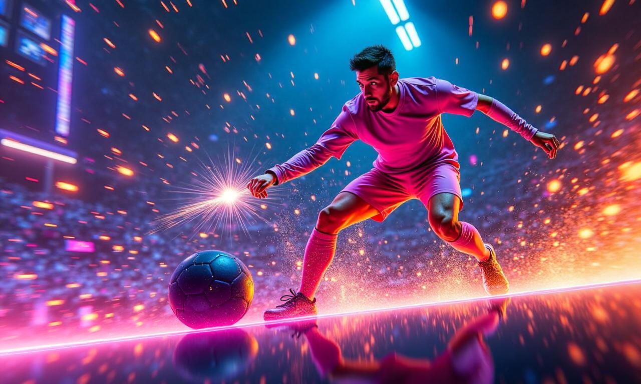Messi splitting the atoms of his game