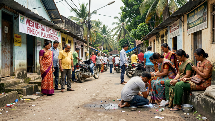 West Bengal imposes fine on spitting, public urination