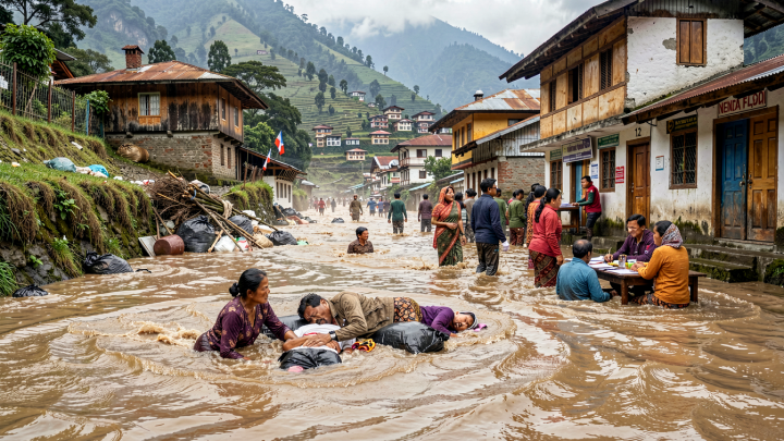 Nepal flash flood: 1127 death recorded